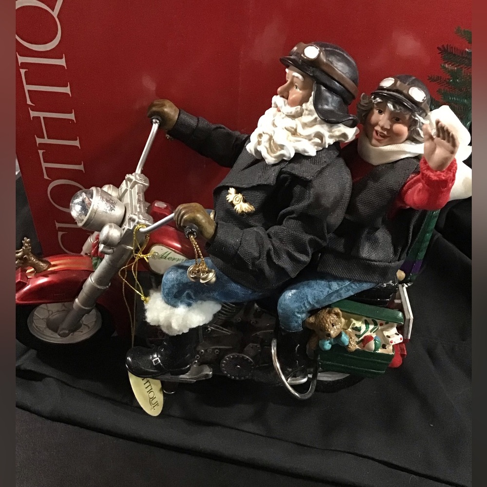 CLOTHTIQUE NICK AND HIS CHICK VINTAGE 2002 #713350 NIB ORIG OWNER SANTA FIGURINE